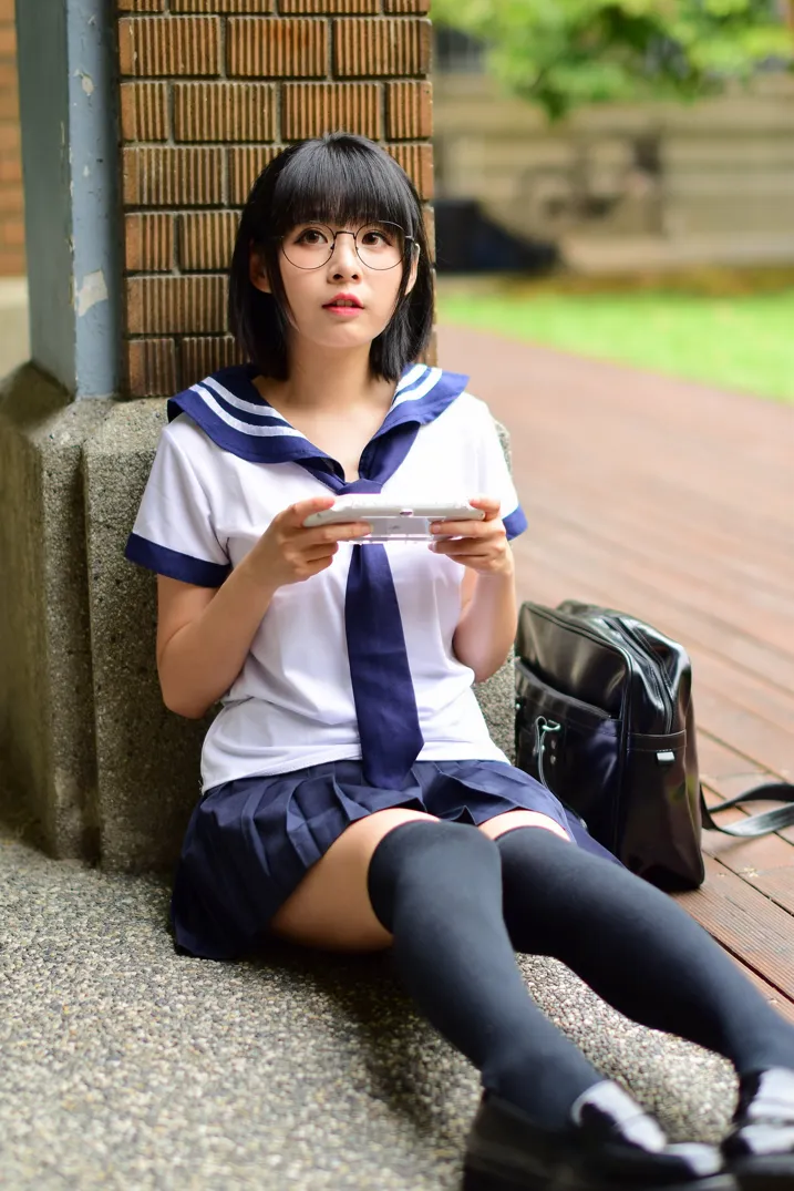 [Mzsock] NO.171 Hailin student uniform street photography#[73P]-67